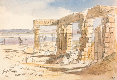 Gerf Hoseyn, 2:30 PM, 15 February 1867 (484) by Edward Lear